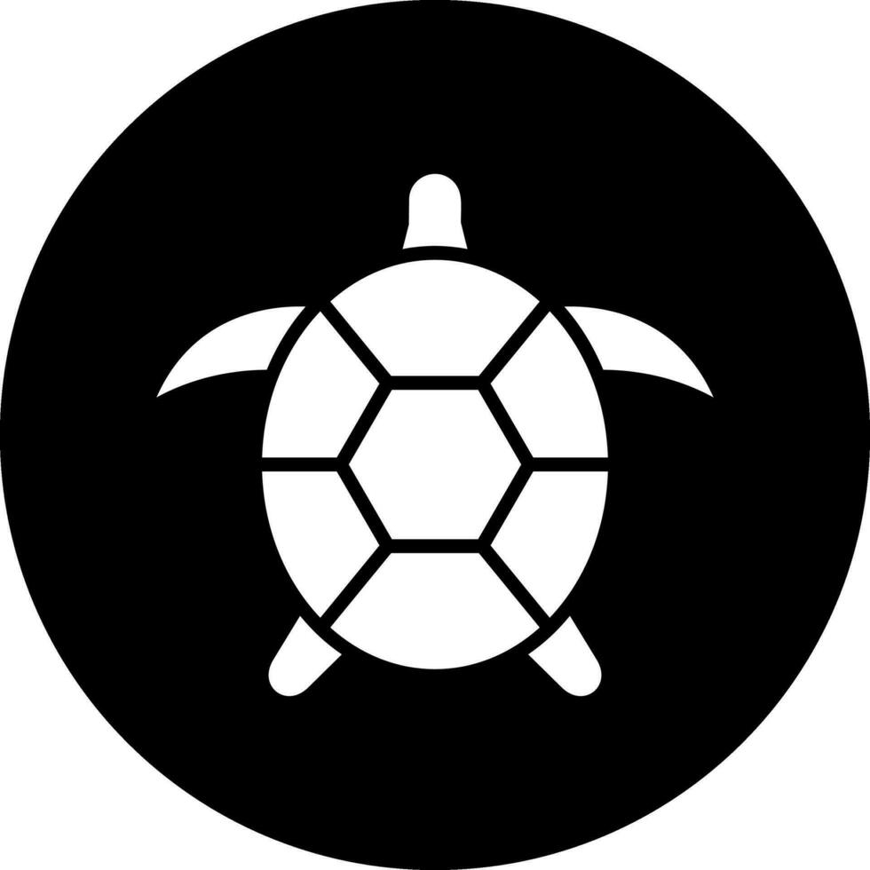 Symbol für Schildkrötenvektor vektor