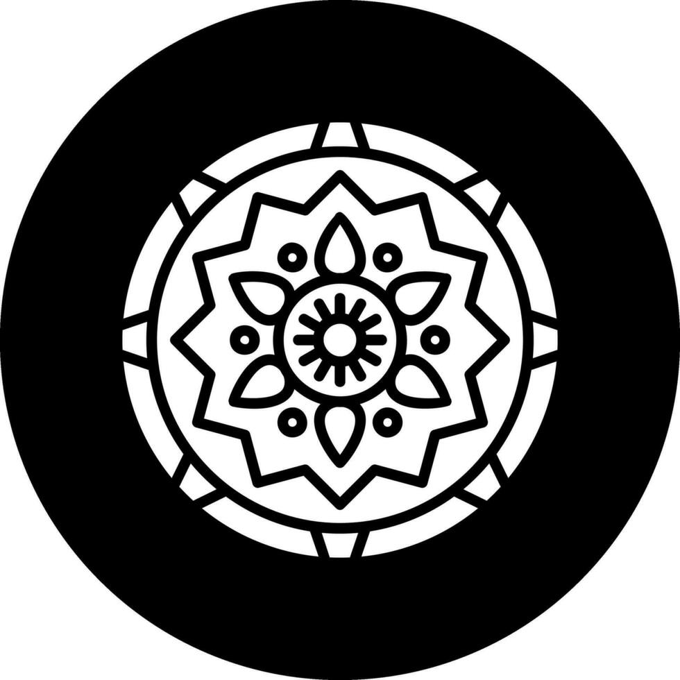 mandala vektor ikon