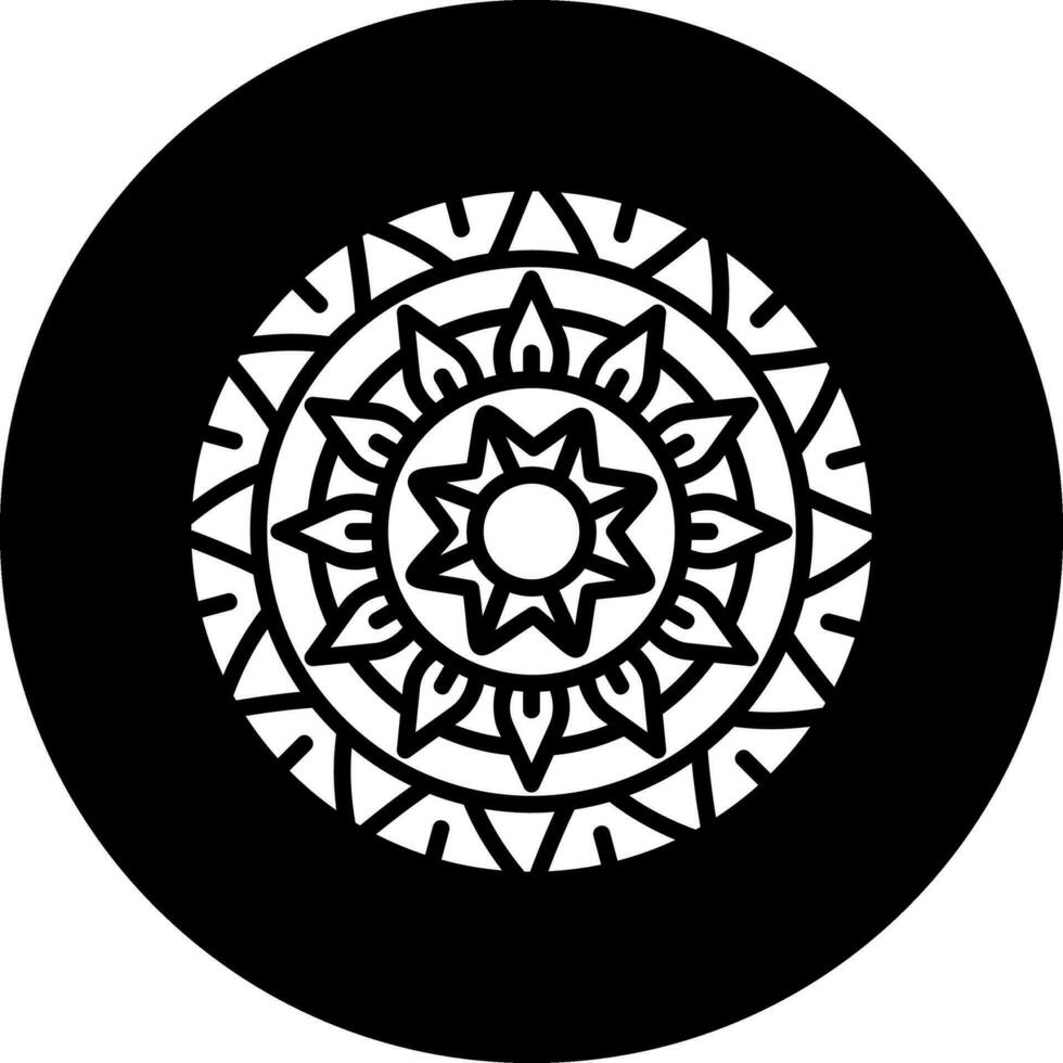 mandala vektor ikon