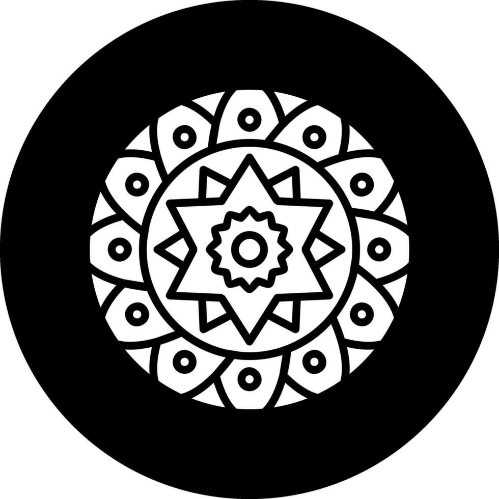 mandala vektor ikon