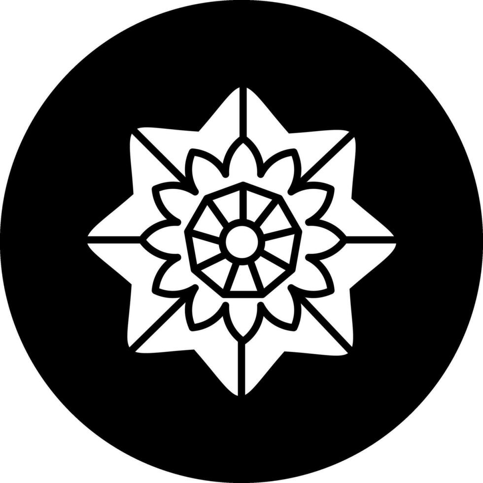 mandala vektor ikon