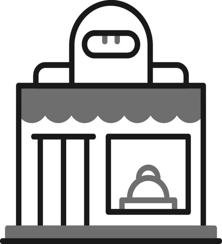 Bäckerei-Shop-Vektor-Symbol vektor