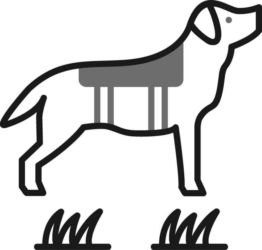 Polizei Hund Vektor Symbol