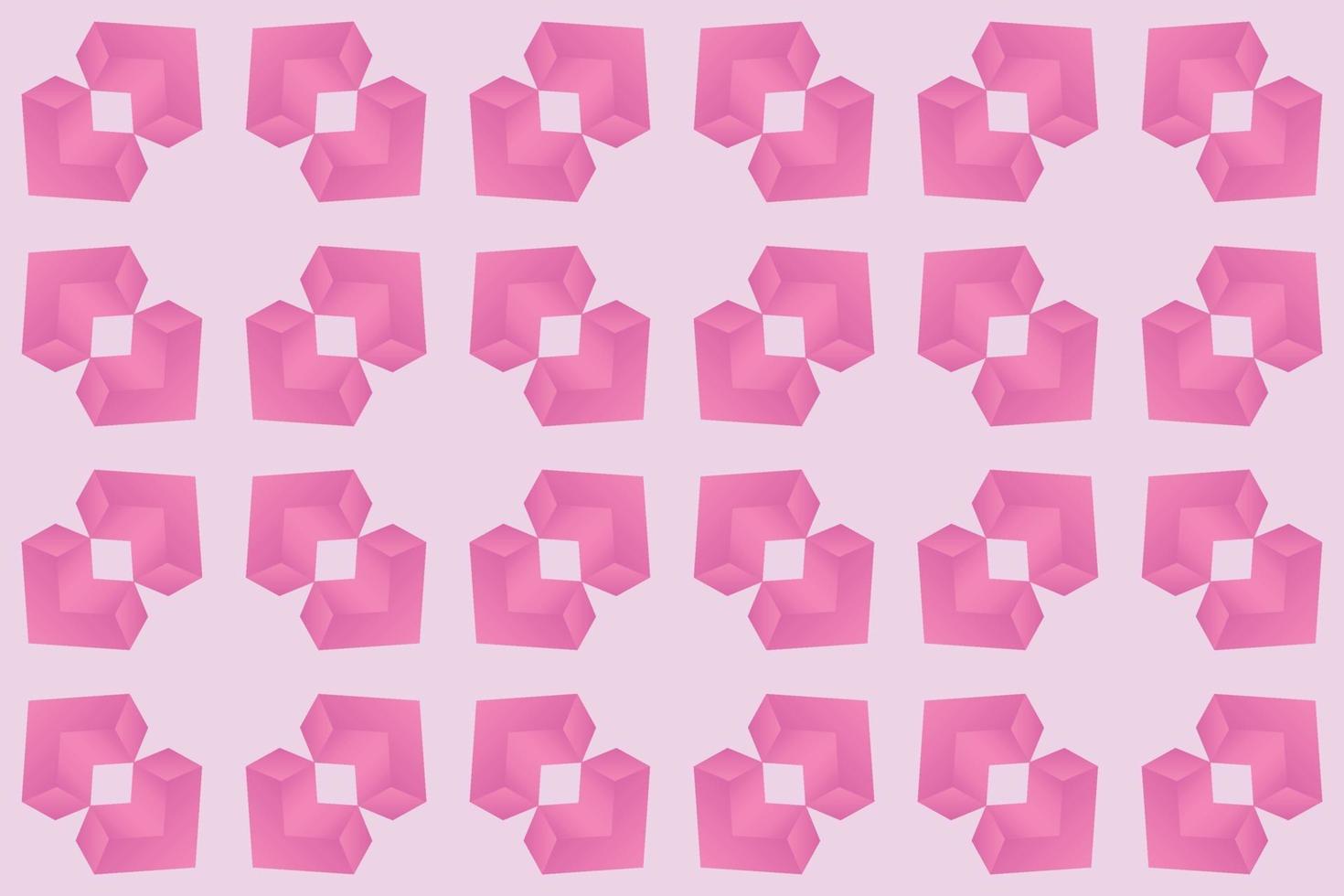 Muster Quadrat Herz Rosa Farbverlauf Vektor Illustration Eps 10