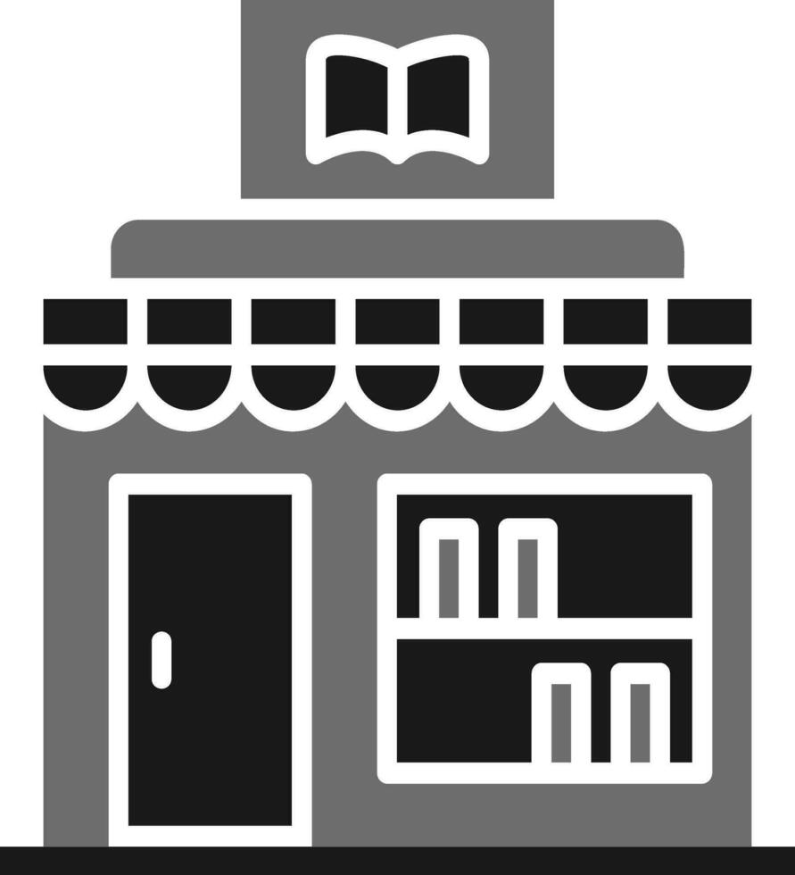 Buchhandlung Vektor Symbol