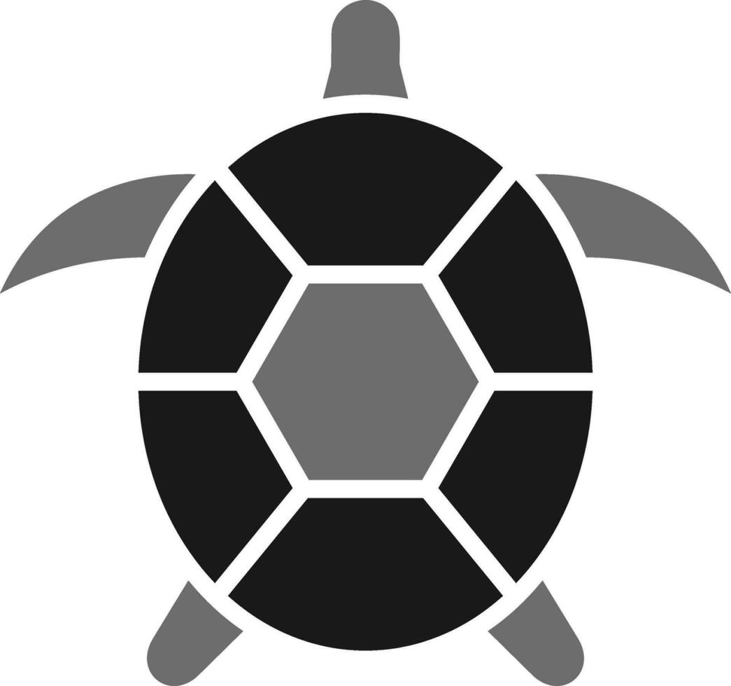 Symbol für Schildkrötenvektor vektor