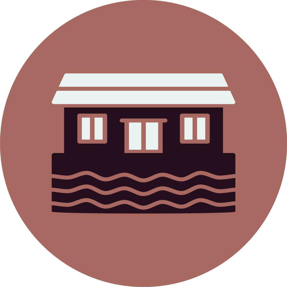 Hausboot Vektor Symbol