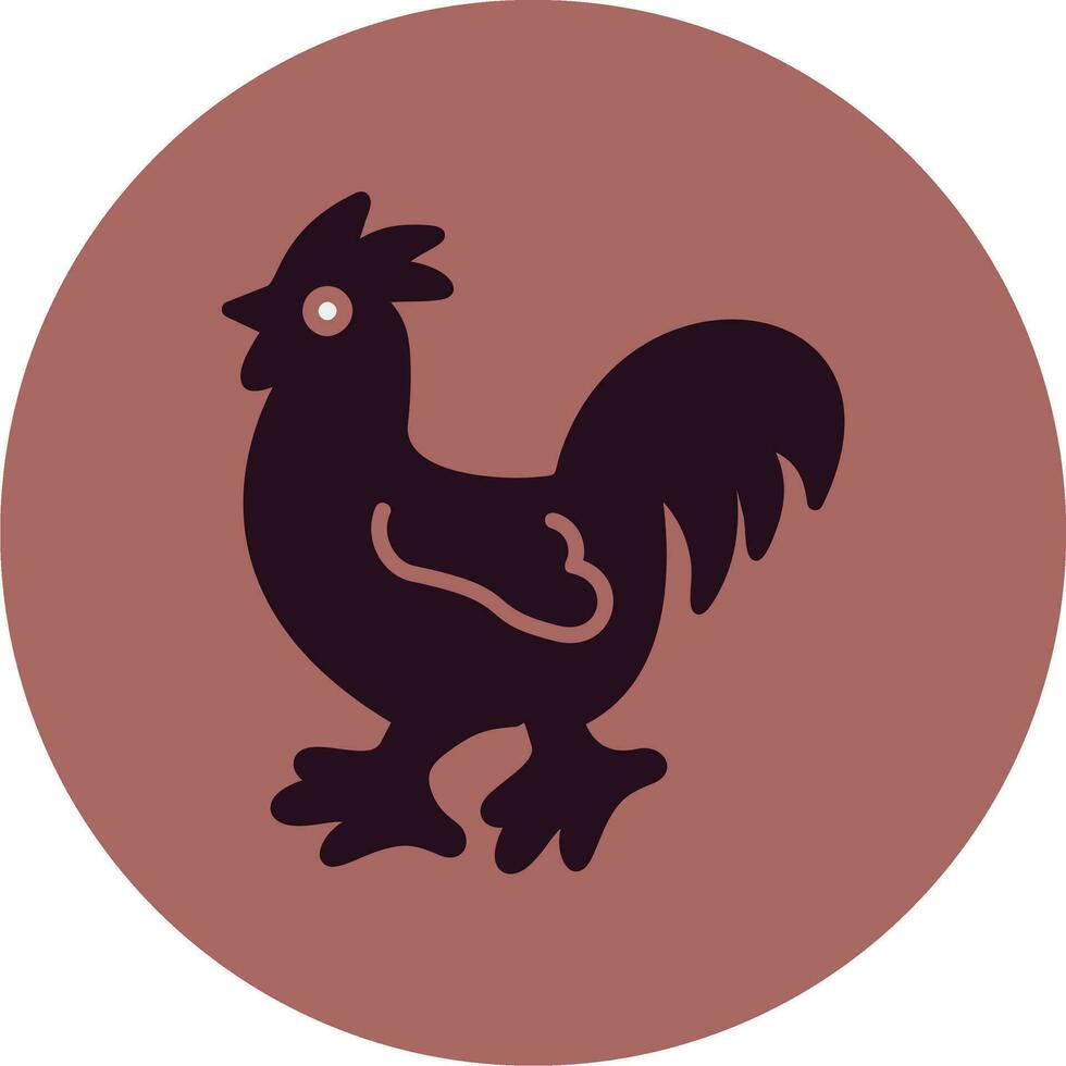 Huhn-Vektor-Symbol vektor