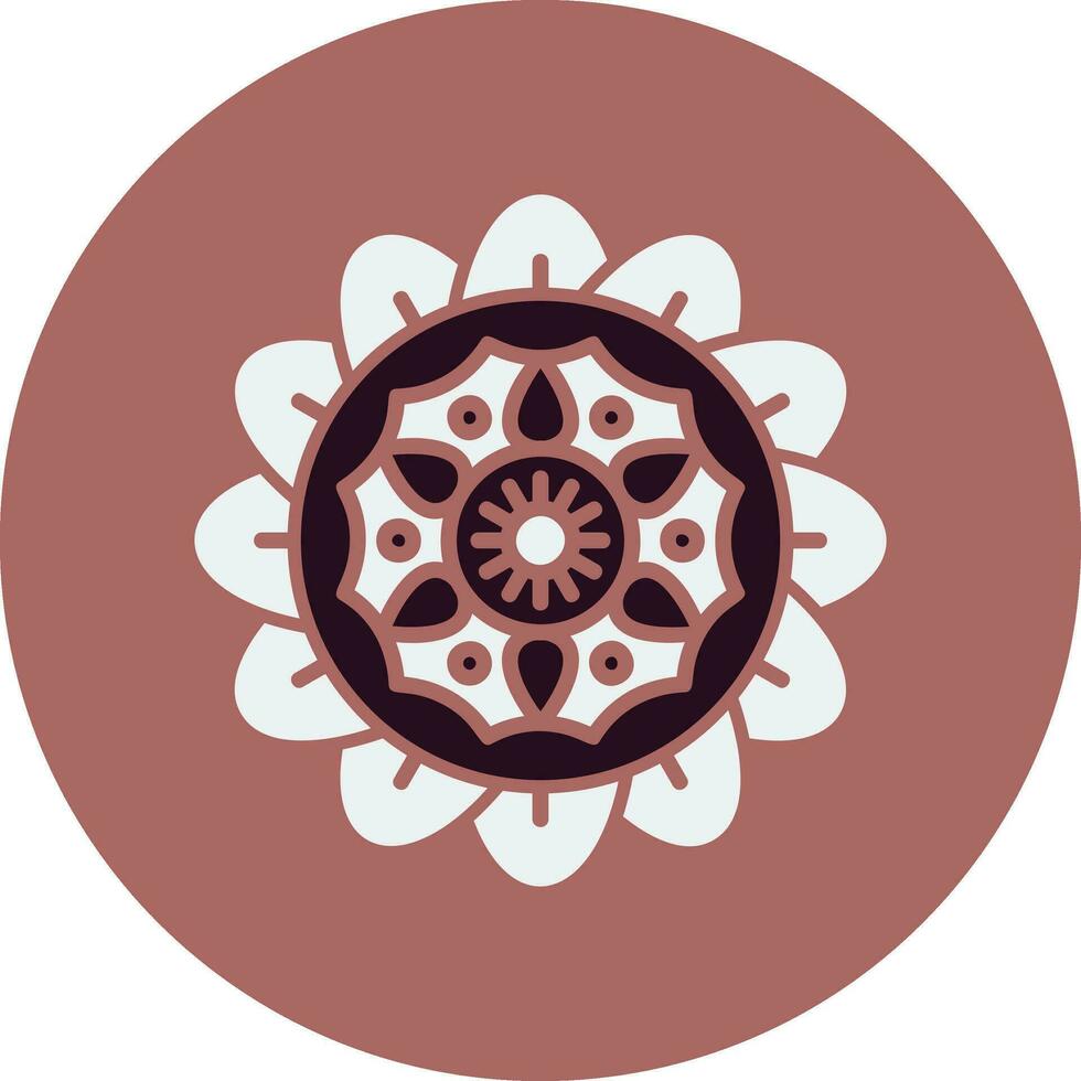 mandala vektor ikon