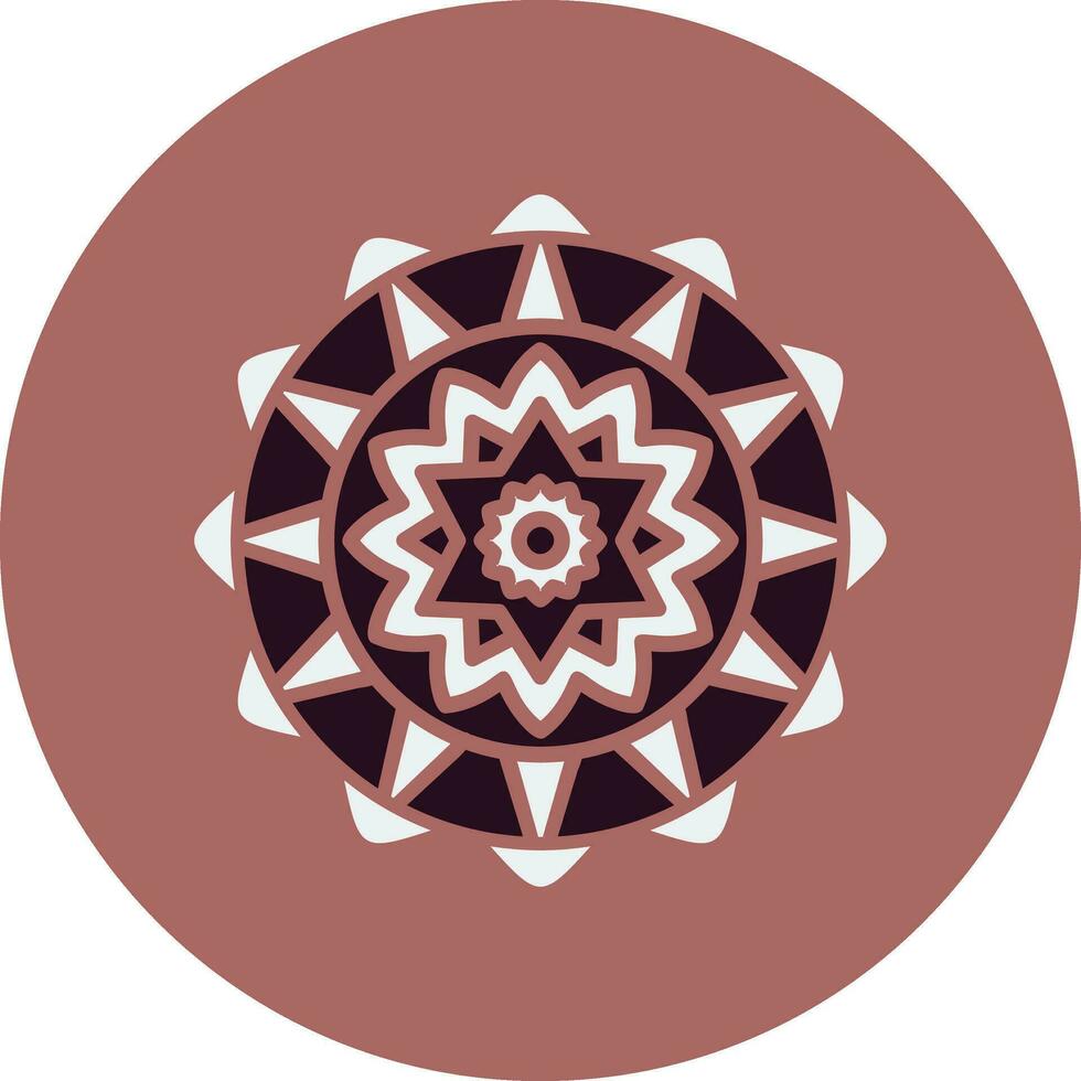 mandala vektor ikon