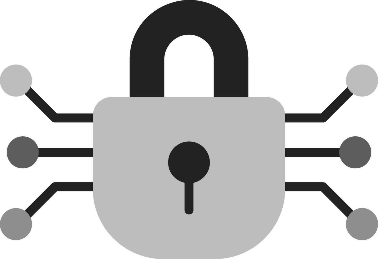 data kryptering vektor ikon