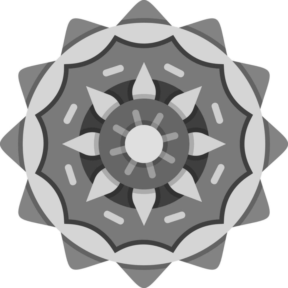 Mandala-Vektor-Symbol vektor