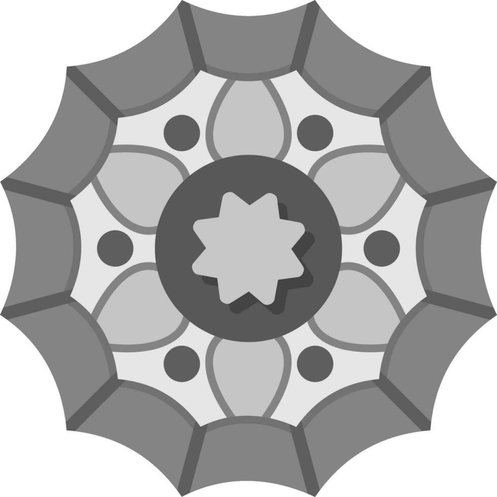 Mandala-Vektor-Symbol vektor