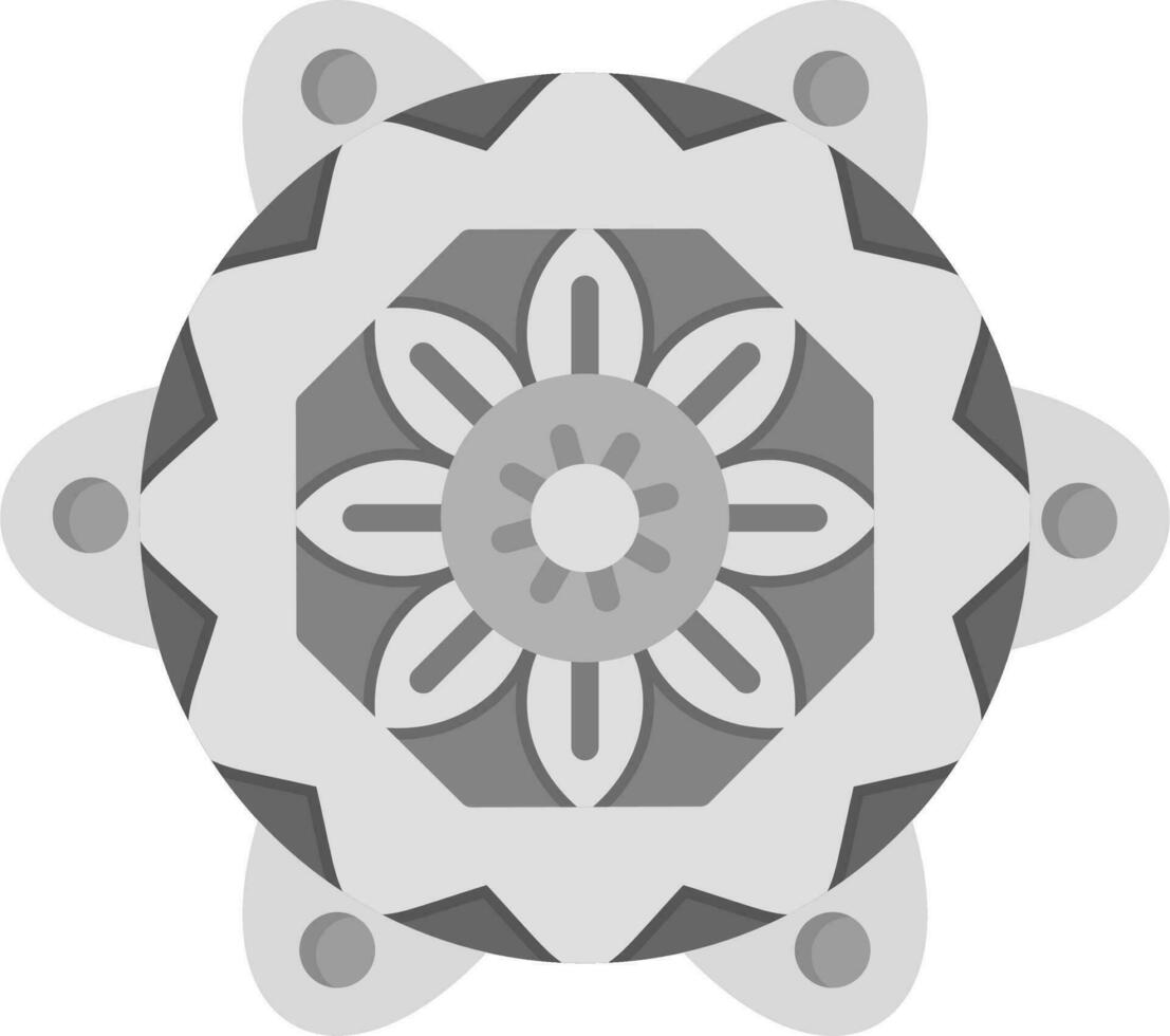 Mandala-Vektor-Symbol vektor