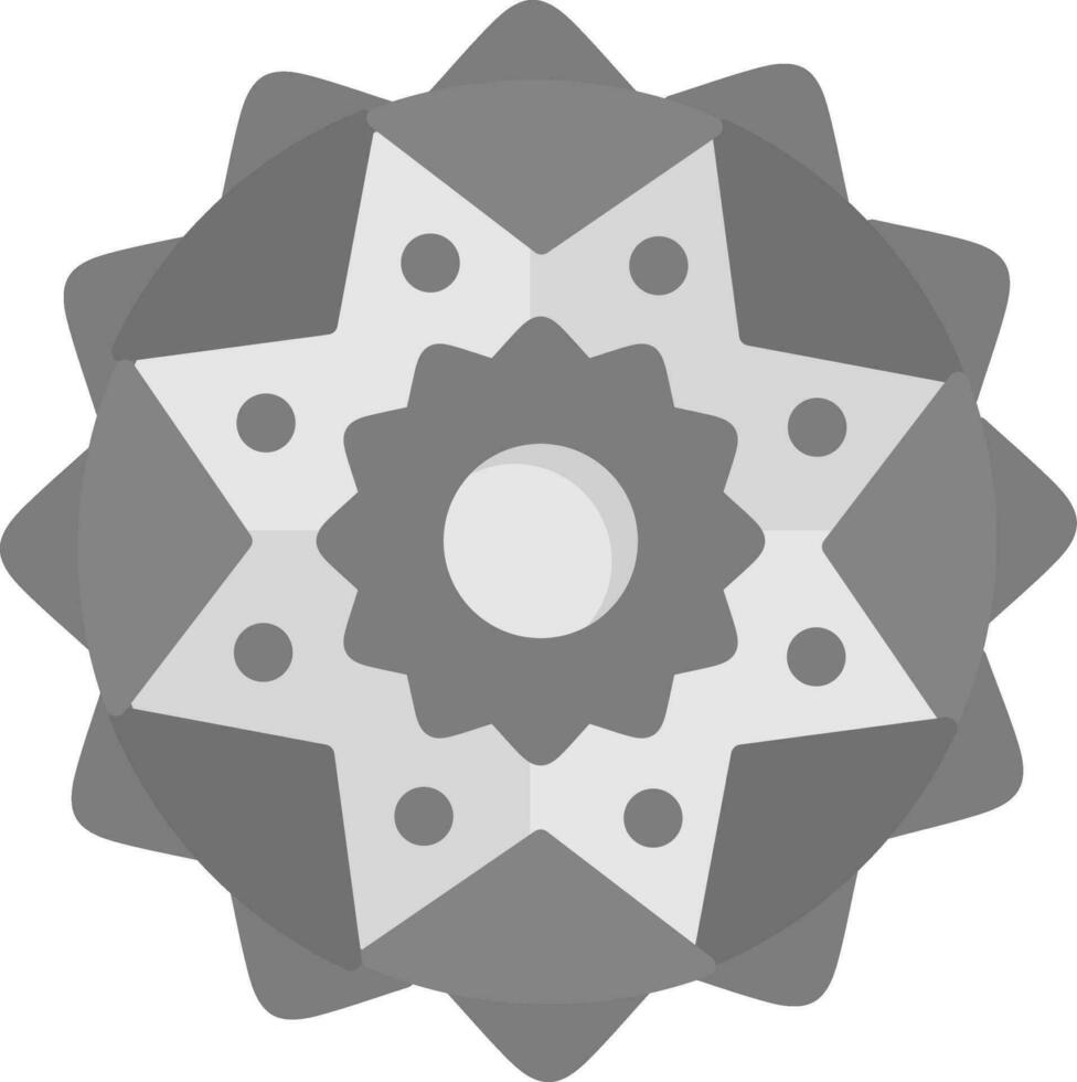 Mandala-Vektor-Symbol vektor