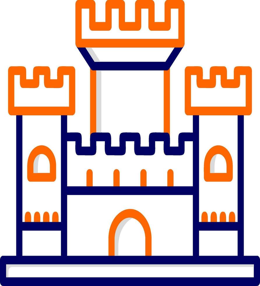 Schloss-Vektor-Symbol vektor