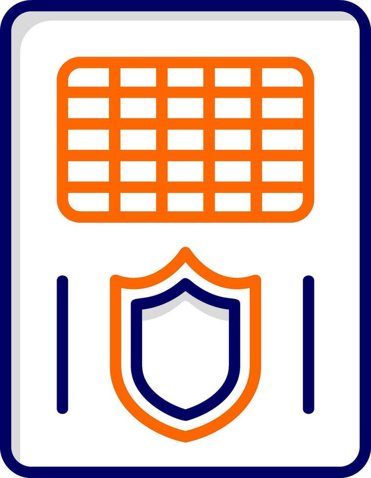 Polizei-Schild-Vektor-Symbol vektor