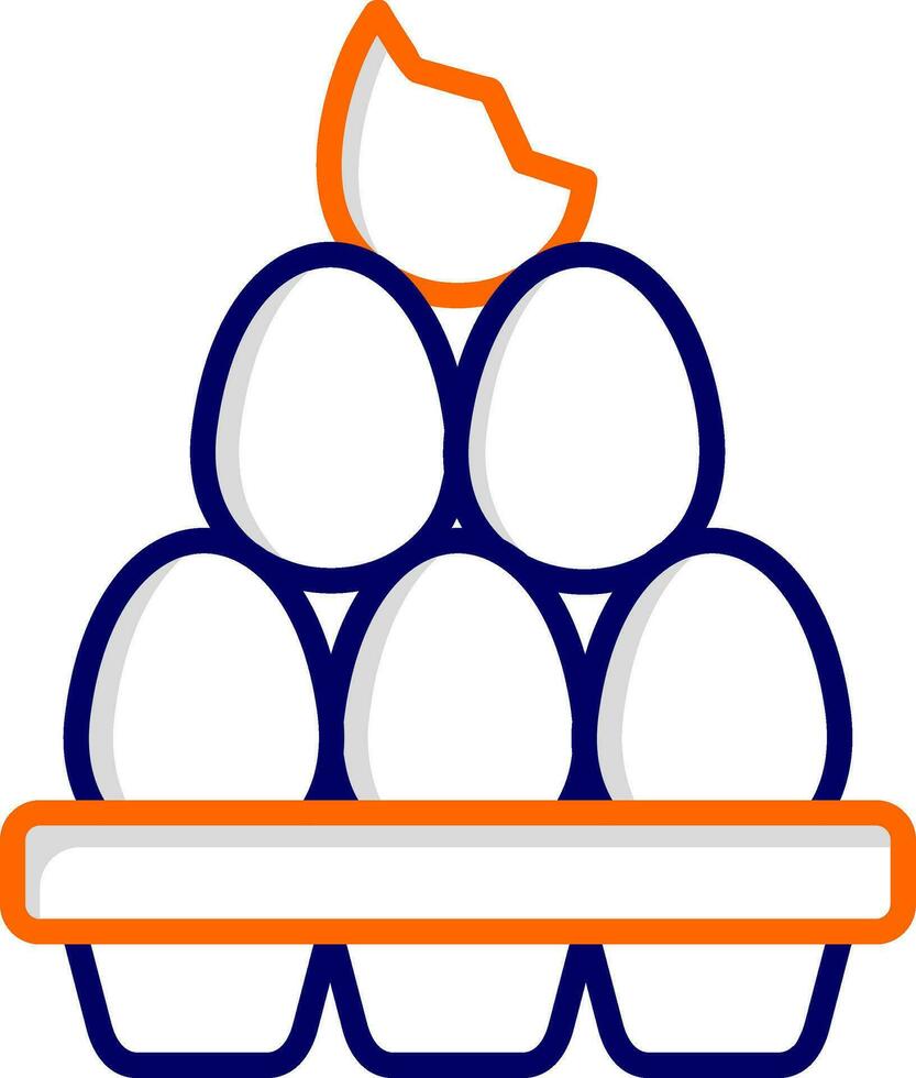 organisch Eier Vektor Symbol