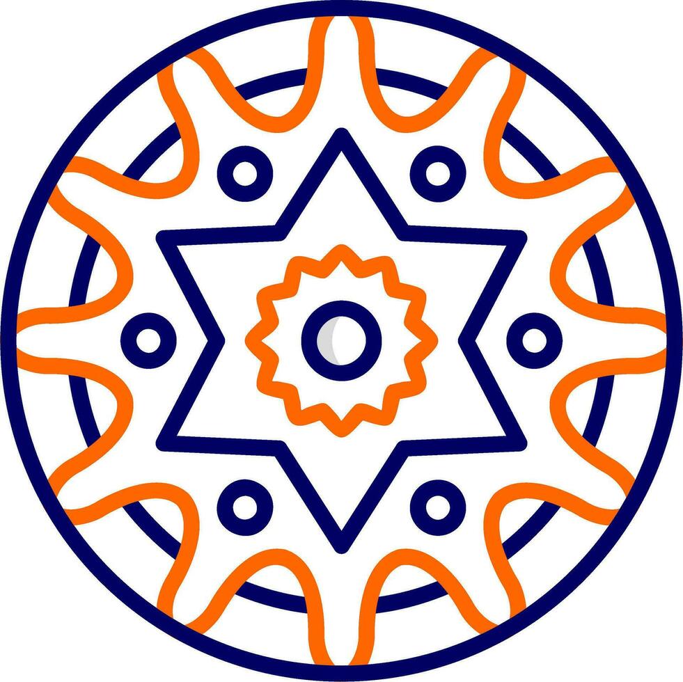 mandala vektor ikon