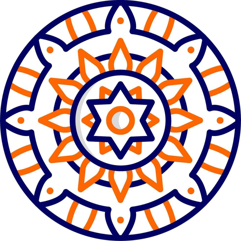 mandala vektor ikon