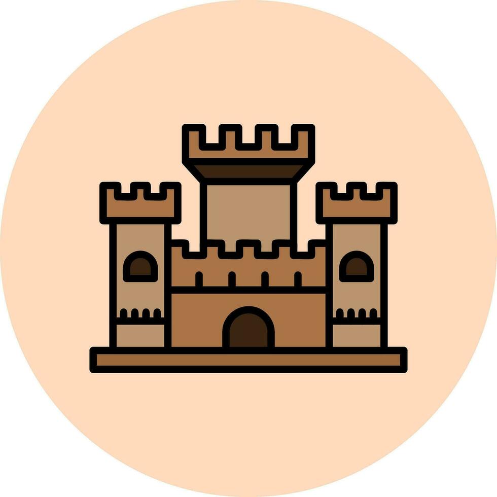 Schloss-Vektor-Symbol vektor