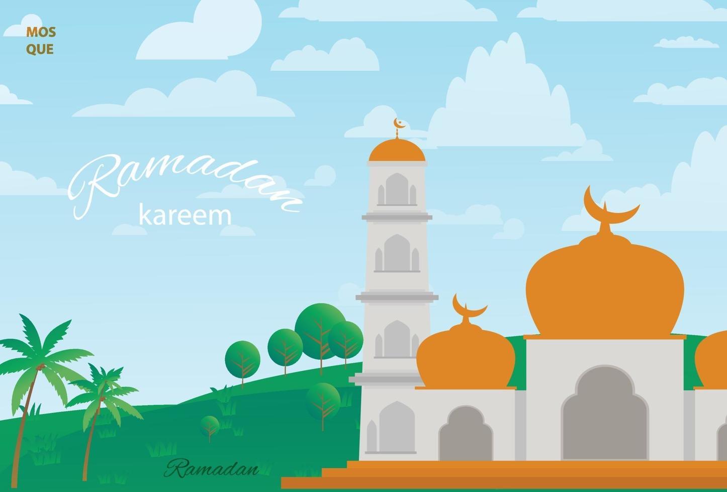 ramadan kareem design backround vektor