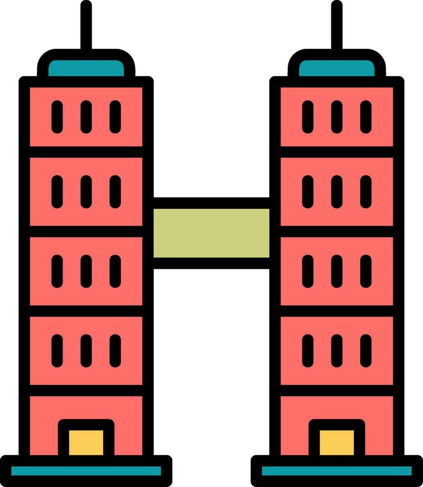 Stadtbild-Vektorsymbol vektor