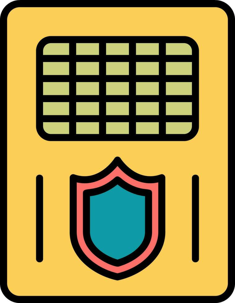 Polizei-Schild-Vektor-Symbol vektor