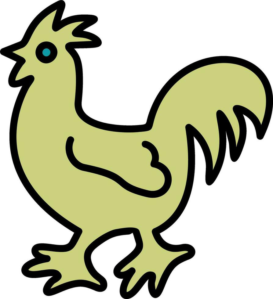 Huhn-Vektor-Symbol vektor