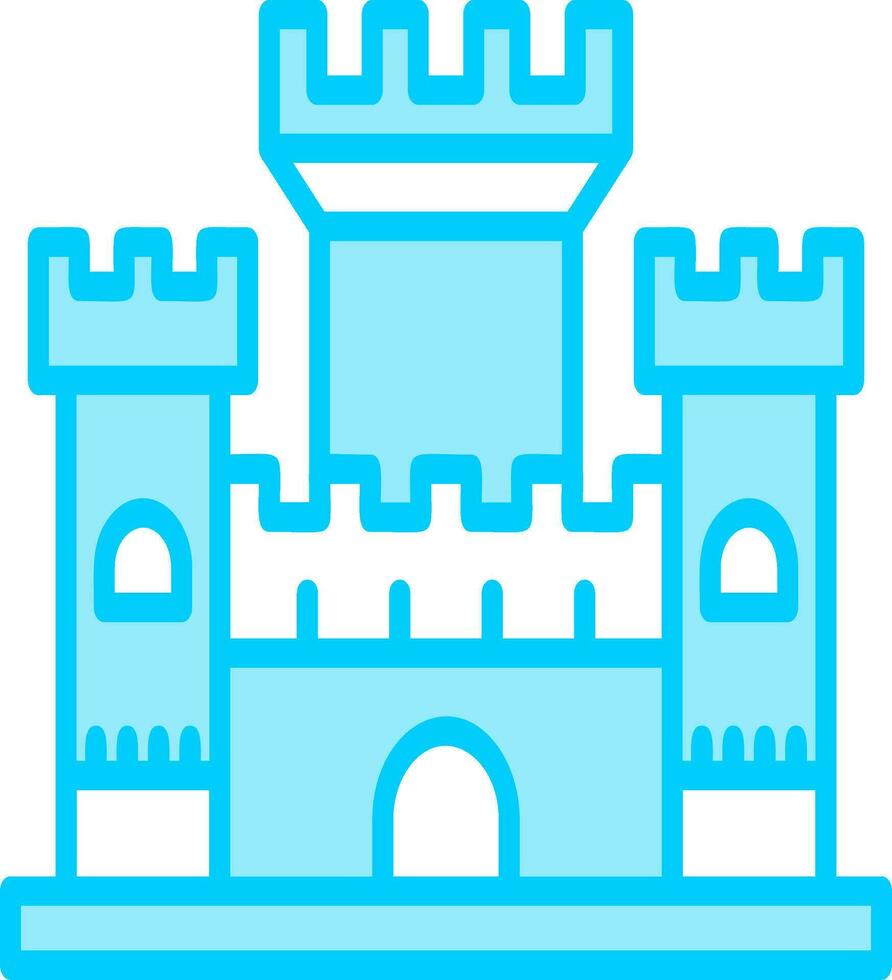 Schloss-Vektor-Symbol vektor