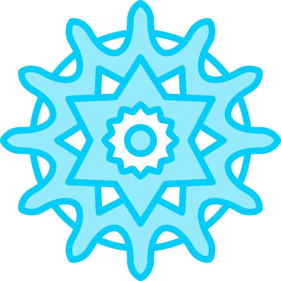 Mandala-Vektor-Symbol vektor