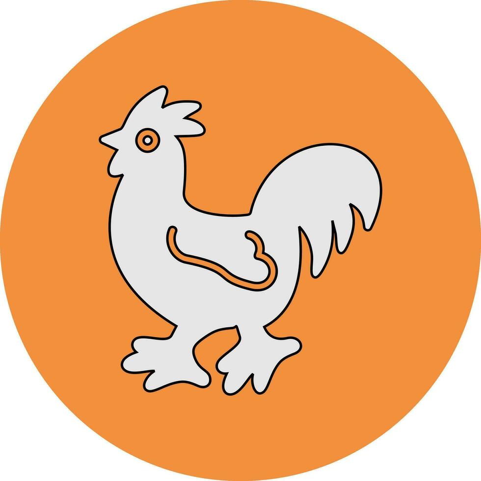 Huhn-Vektor-Symbol vektor