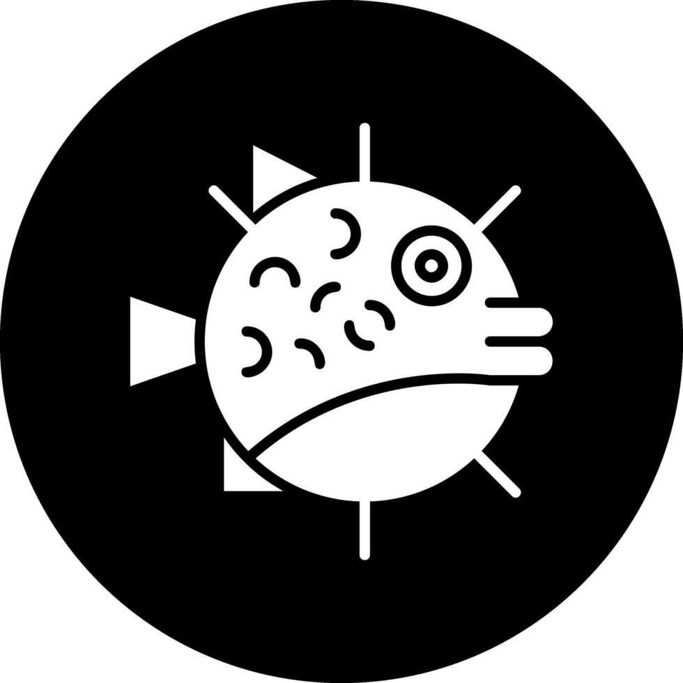 Kugelfisch-Vektorsymbol vektor