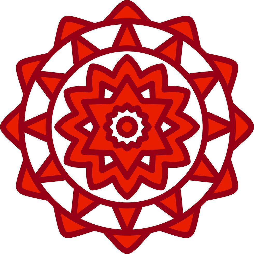 mandala vektor ikon