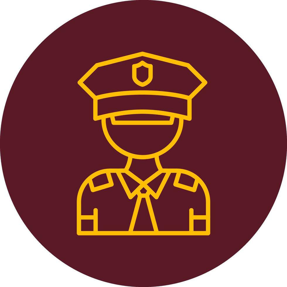 Polizist-Vektor-Symbol vektor