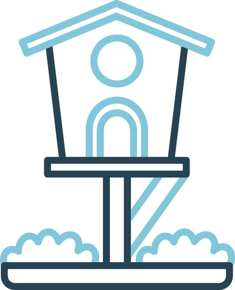 Vogel Haus Vektor Symbol