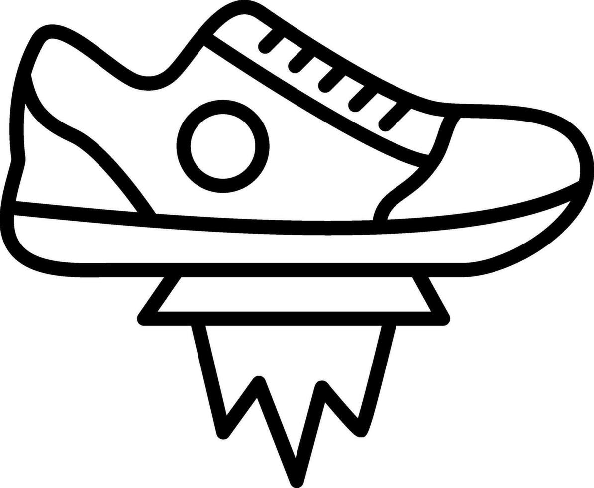 fliegend Schuhe Vektor Symbol