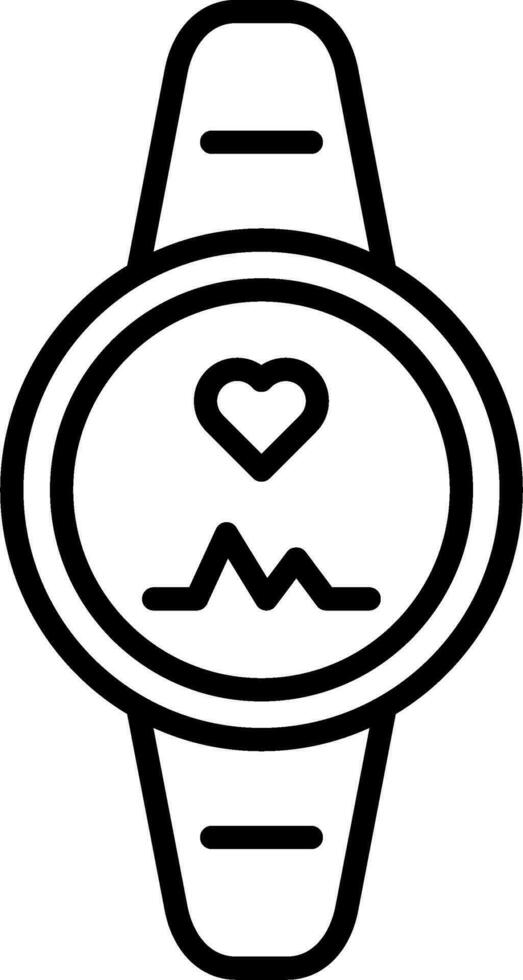 Smartwatch-Vektorsymbol vektor