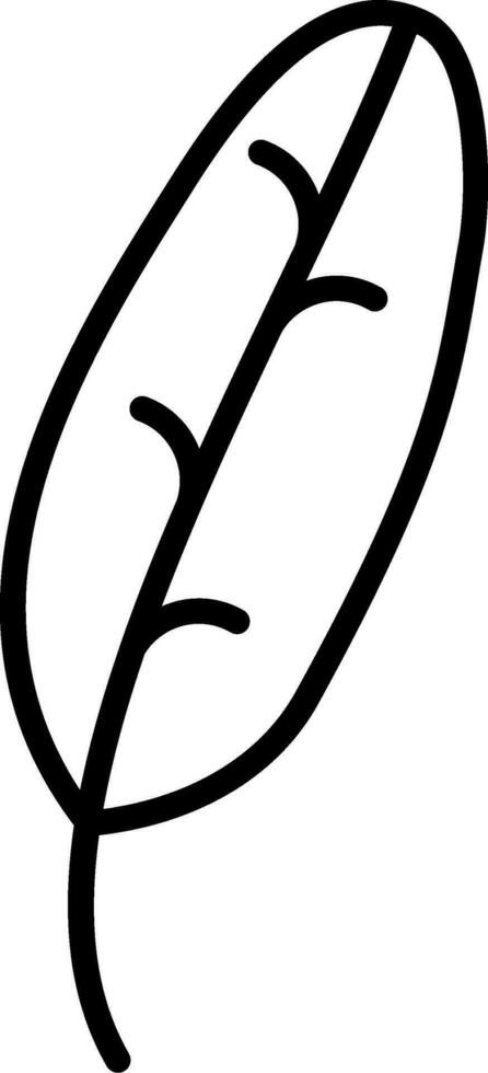 Banane Blatt Vektor Symbol