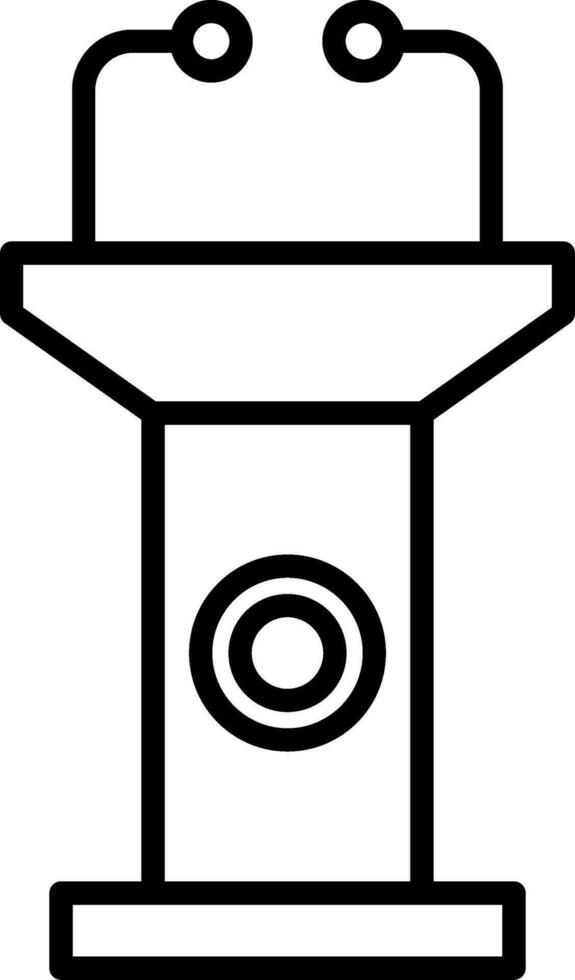 Symbol für Tribünenvektor vektor