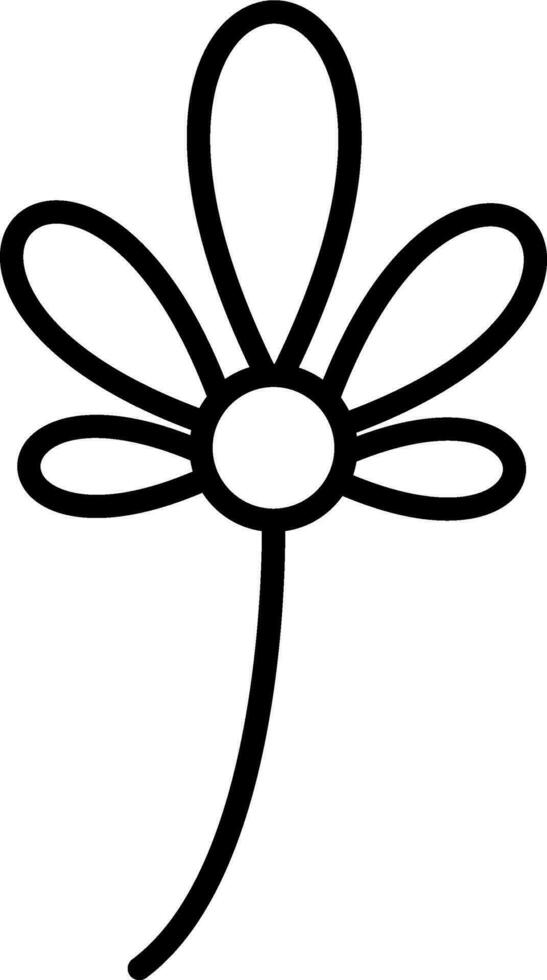 Frieden Lilie Vektor Symbol