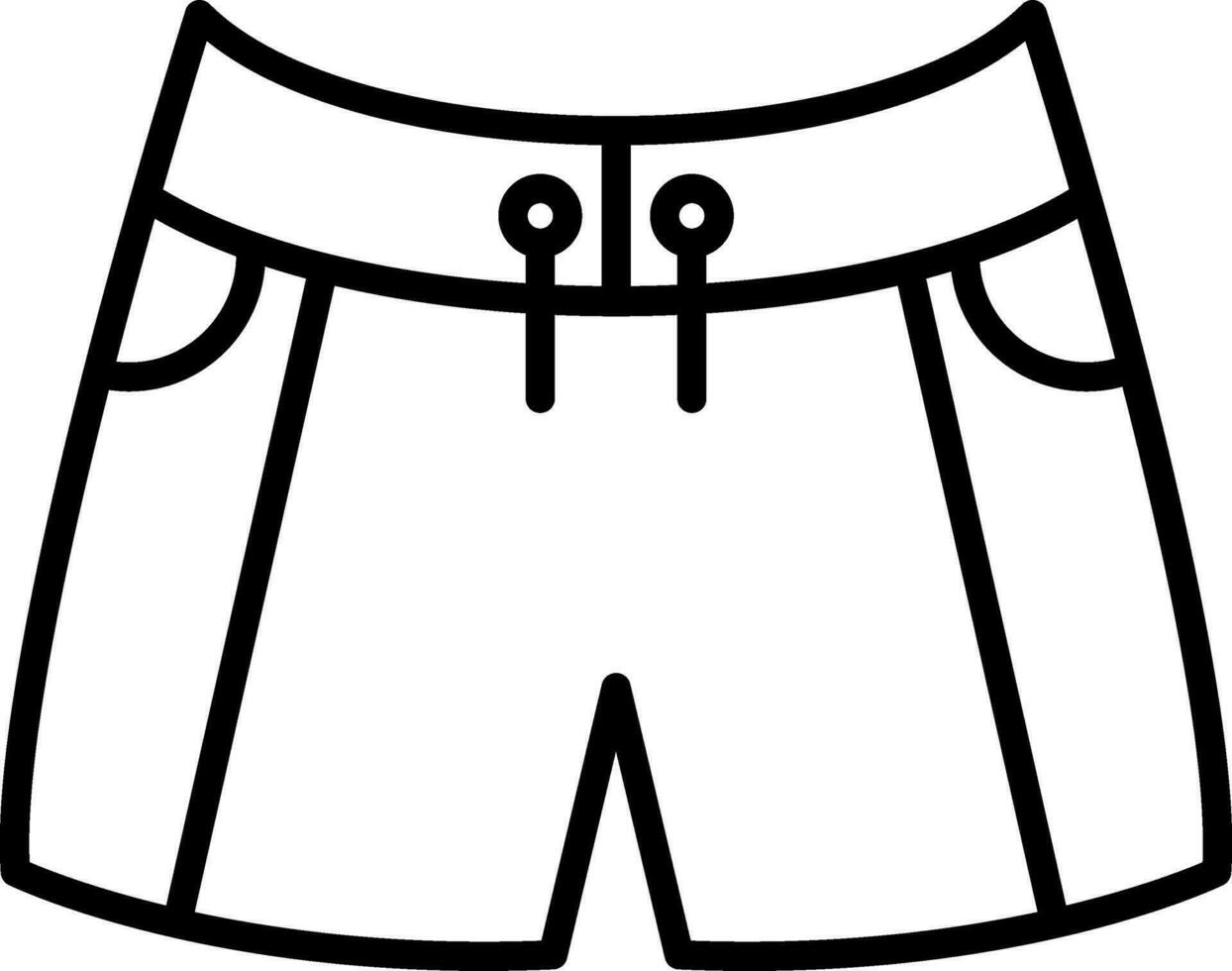 Shorts Vektor-Symbol vektor