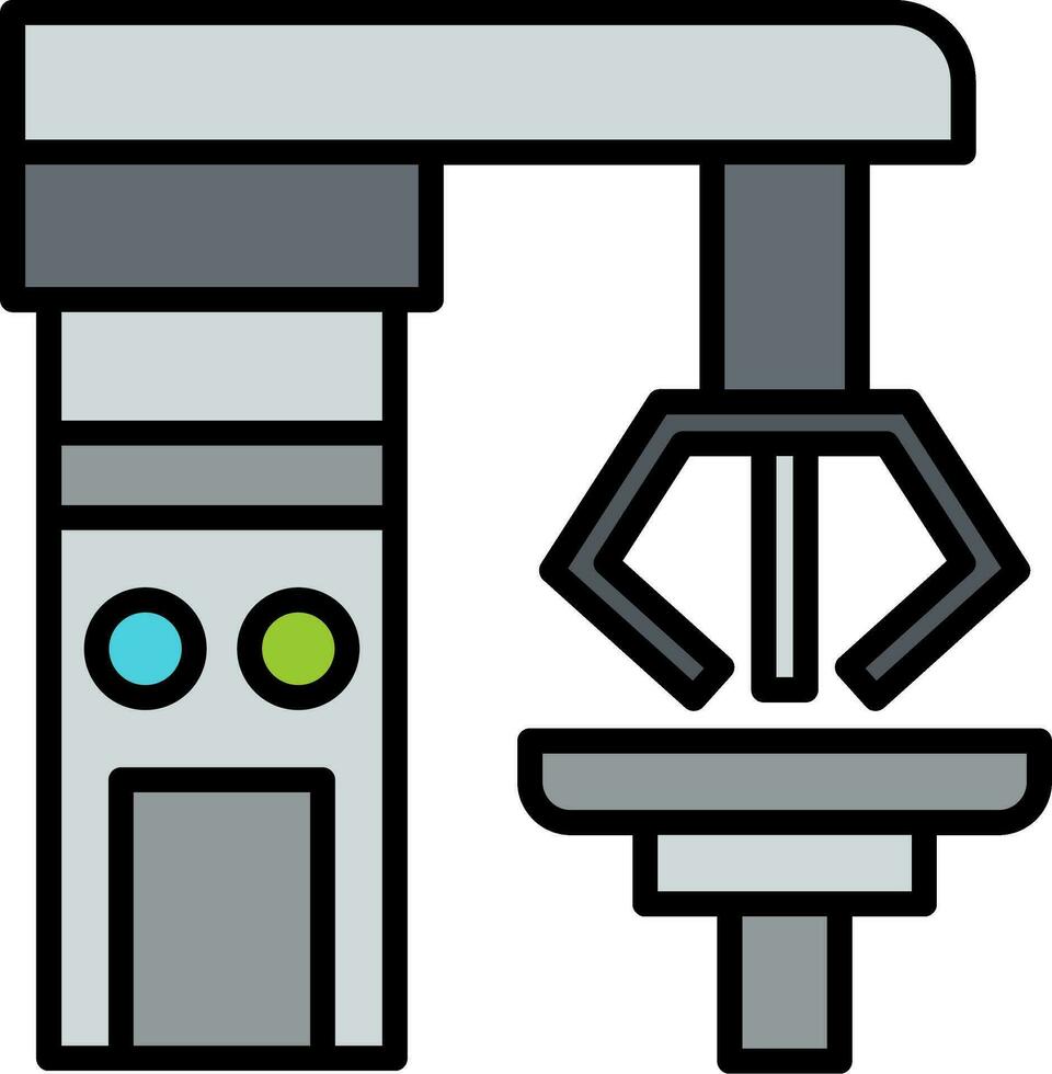 Roboter Chirurgie Vektor Symbol
