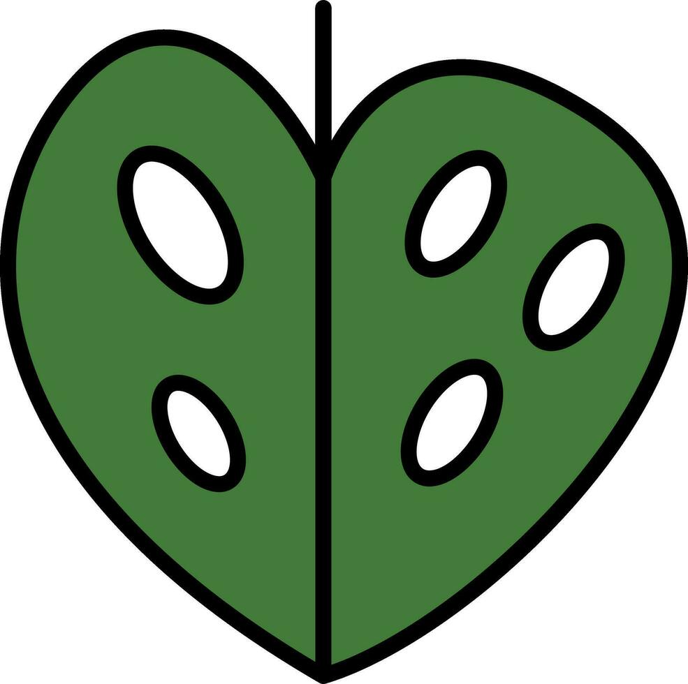 Monstera Vektor Symbol