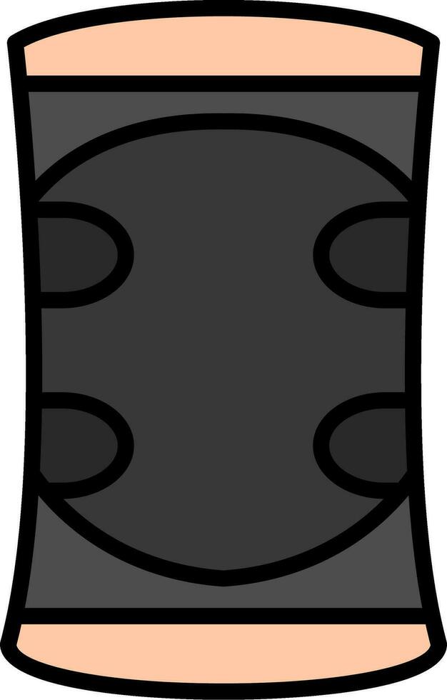 Knie Pad Vektor Symbol