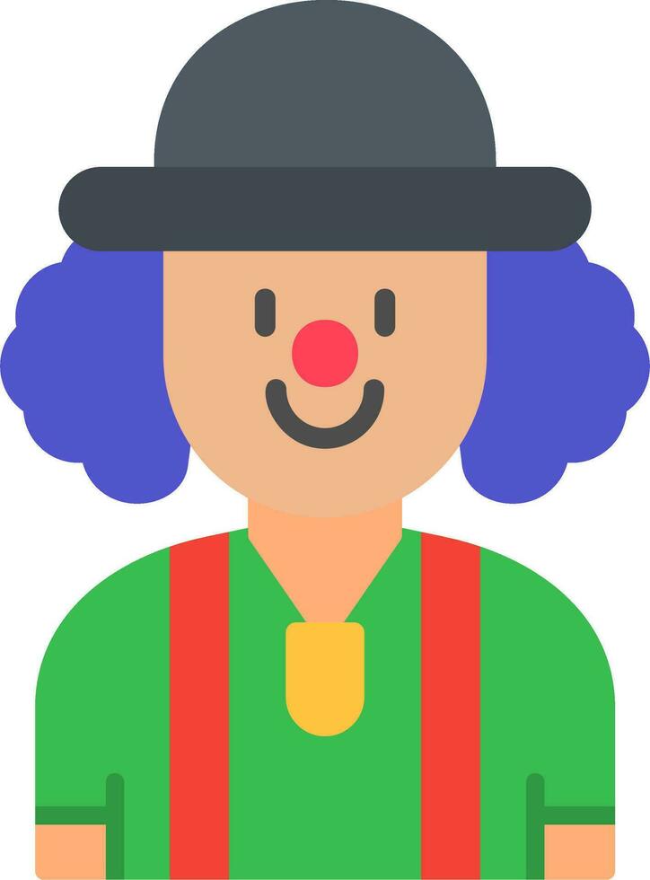 Clown-Vektor-Symbol vektor