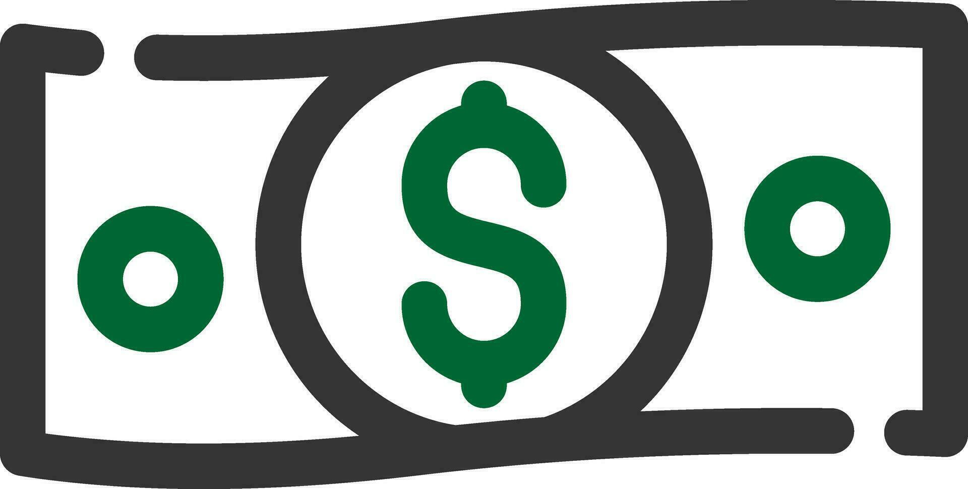 Geld kreatives Icon-Design vektor