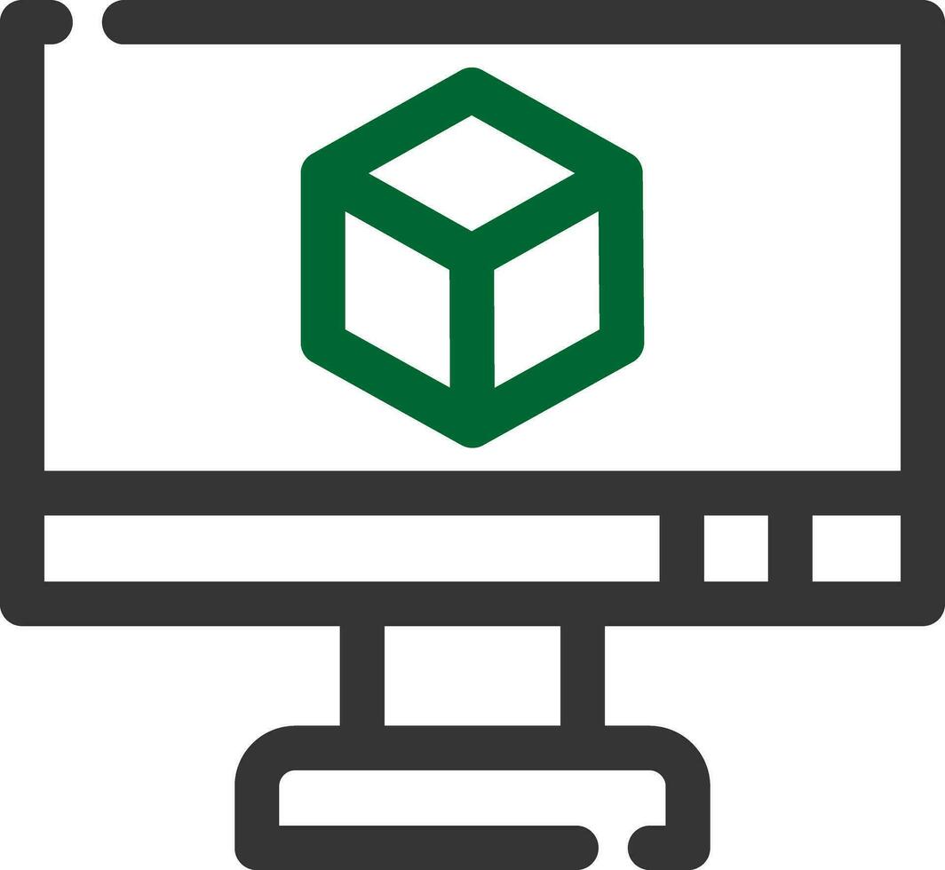 Computerdesign kreatives Icon-Design vektor