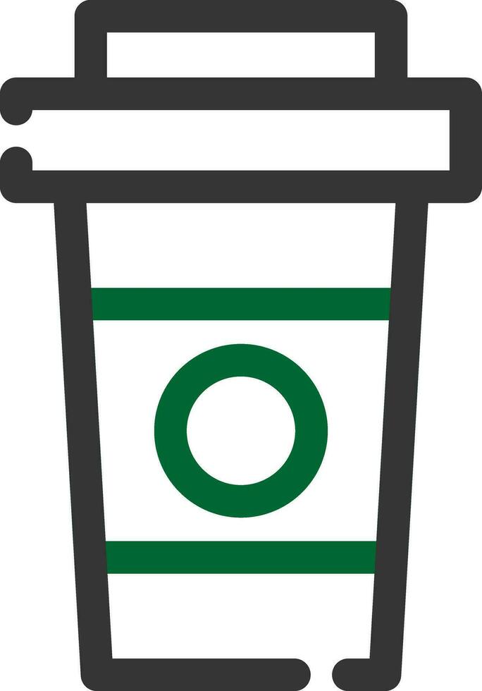 Papier Tasse kreativ Symbol Design vektor