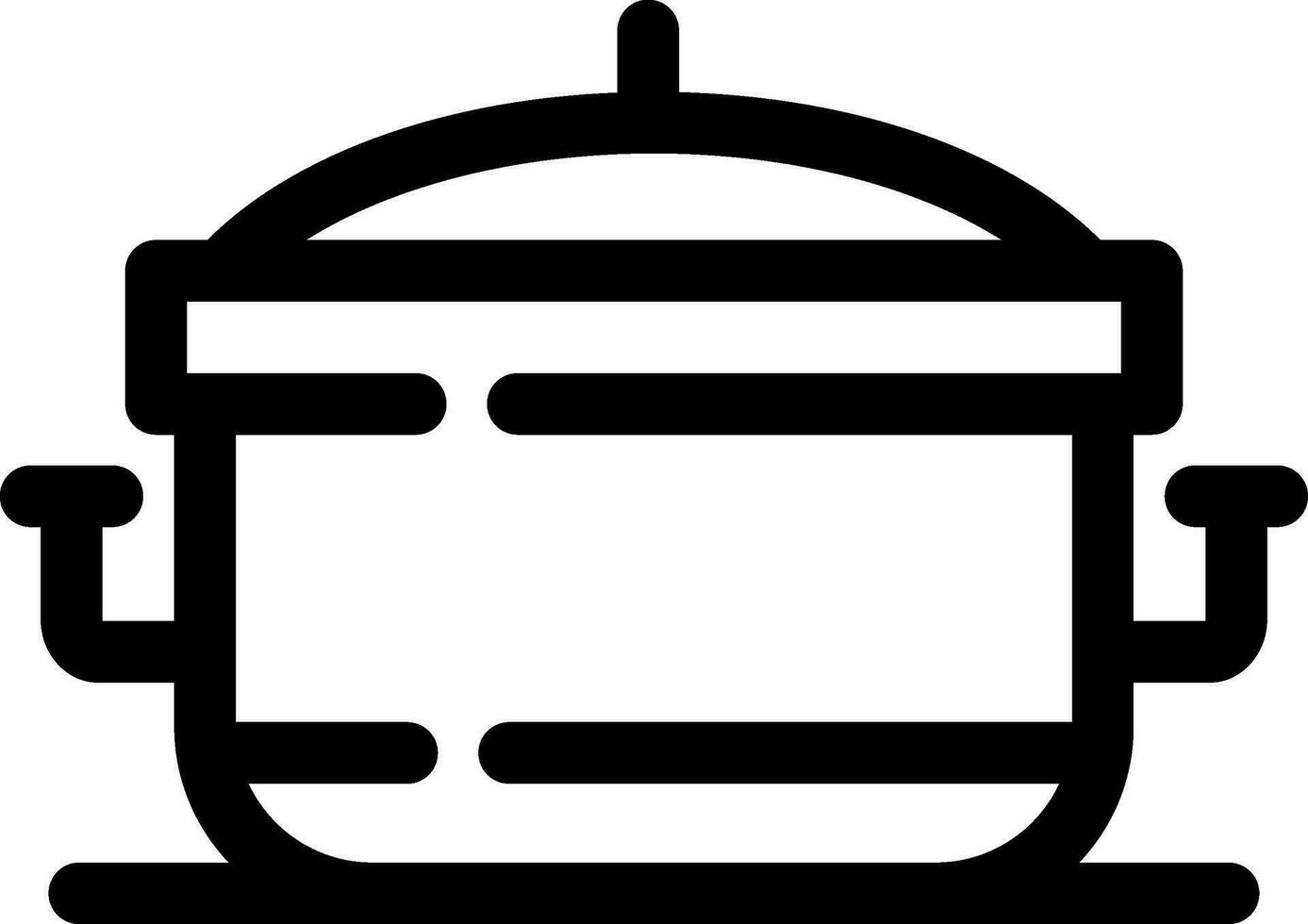 matlagning pott kreativ ikon design vektor